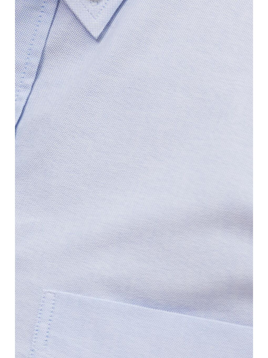 Erkek Regular Fit Klasik Kesim Premium Oxford %100 Pamuk Mavi Gömlek-5