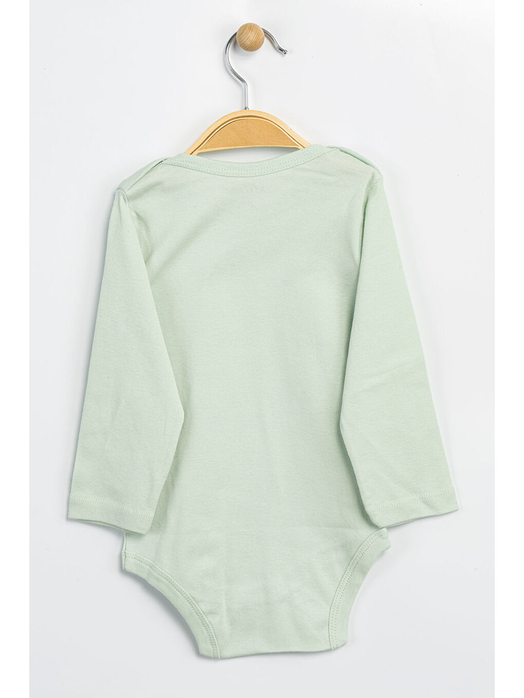 Turkuaz Erkek Kız Bebek Çıtçıtlı % 100 Pamuk Body & Zıbın 0 Ay - 12 Ay-1