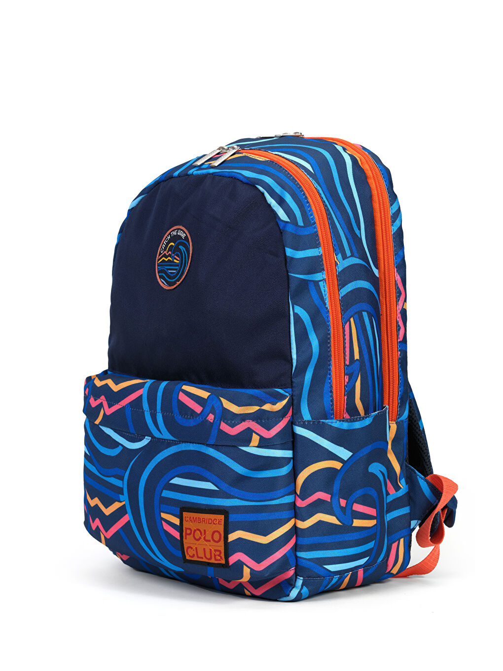 Wave Çift Ana Bölmeli Unisex Çocuk İlkokul Çantası-1