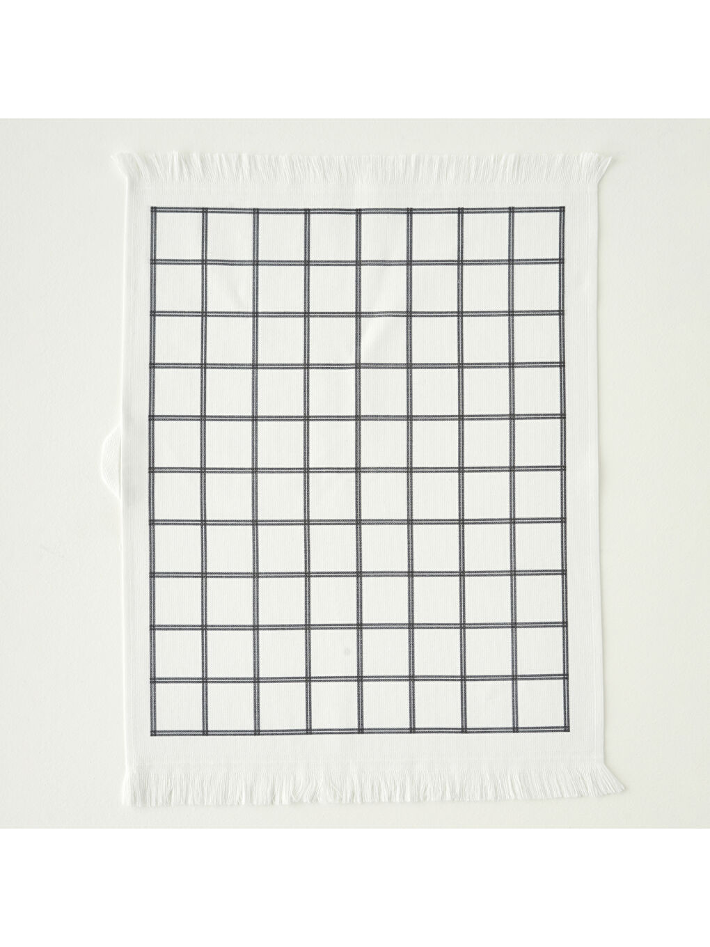 Spagetti Pamuklu Kurulama Bezi 2'li Siyah-Beyaz (40x50 cm)-2