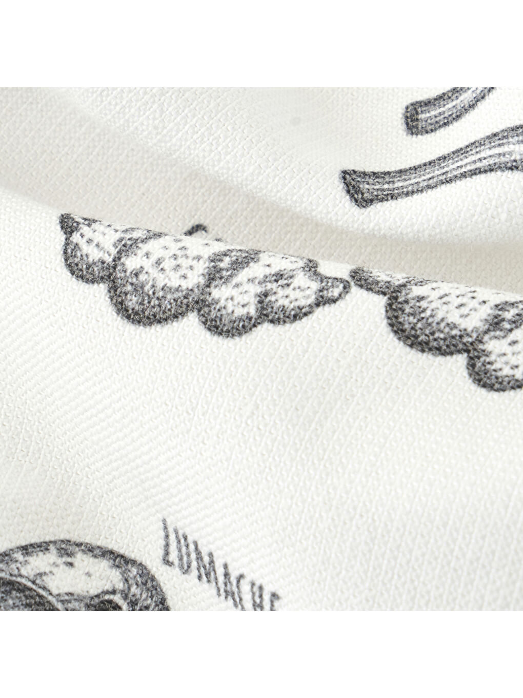 Spagetti Pamuklu Kurulama Bezi 2'li Siyah-Beyaz (40x50 cm)-3
