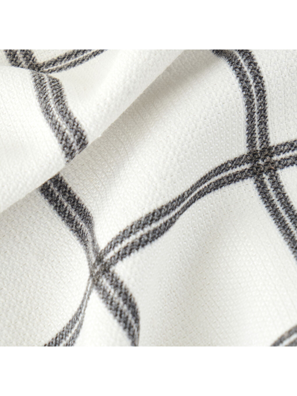 Spagetti Pamuklu Kurulama Bezi 2'li Siyah-Beyaz (40x50 cm)-4