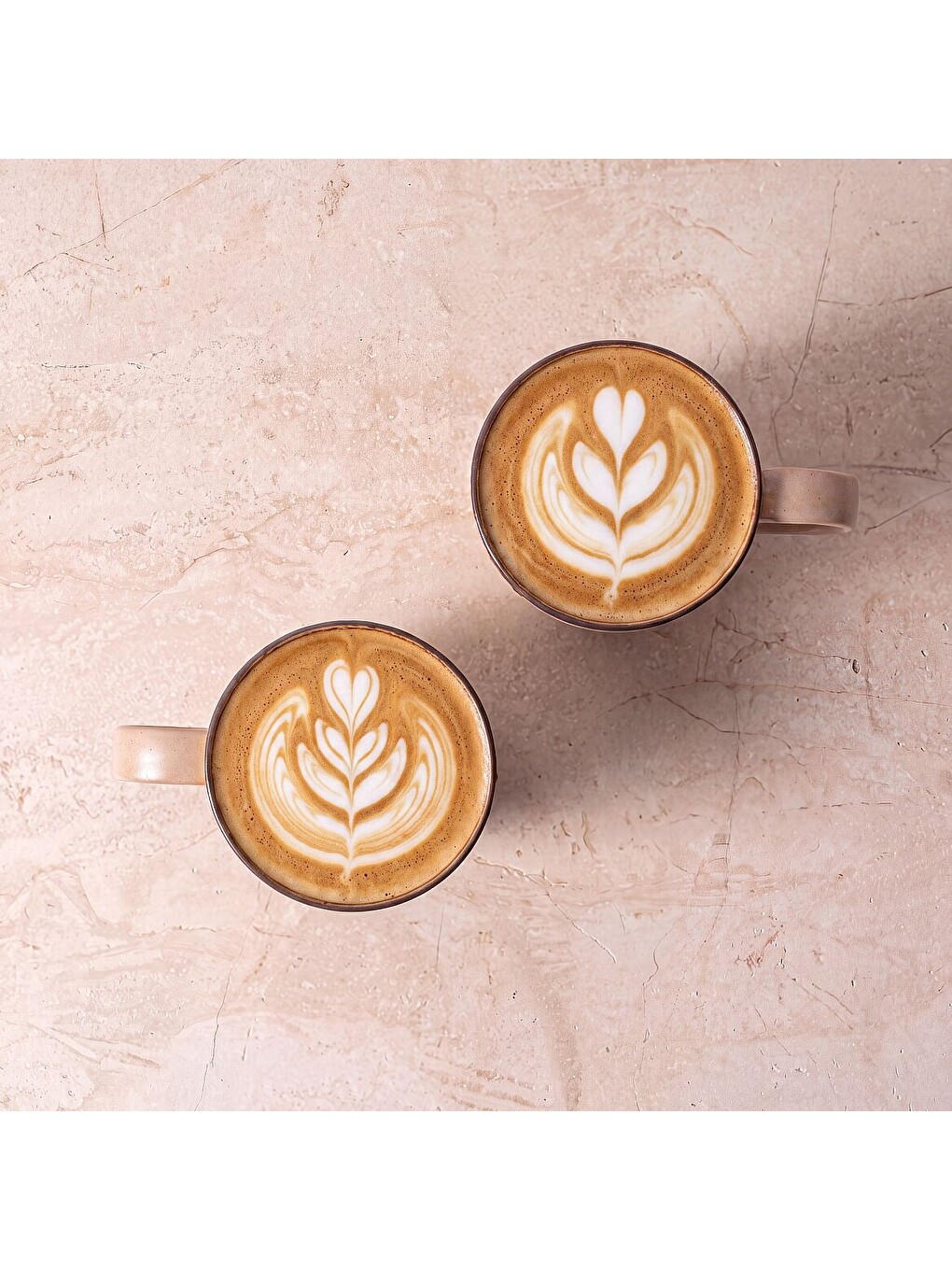 Ekru Barista Bej Mat Porselen Kupa Bardak Seti 2li-4
