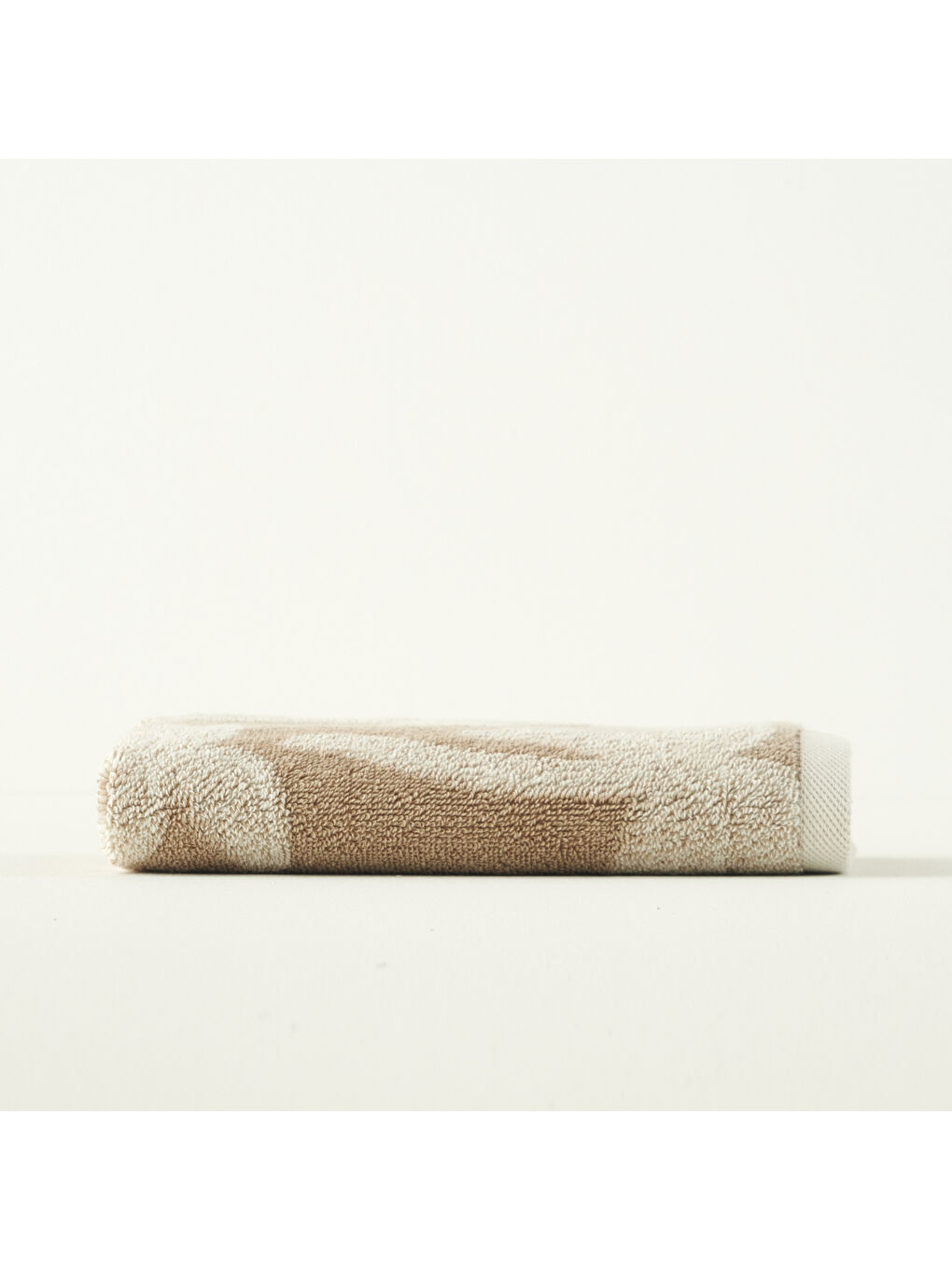 %100 Pamuk Palm Yüz Havlusu Bej (50x70 cm)-2
