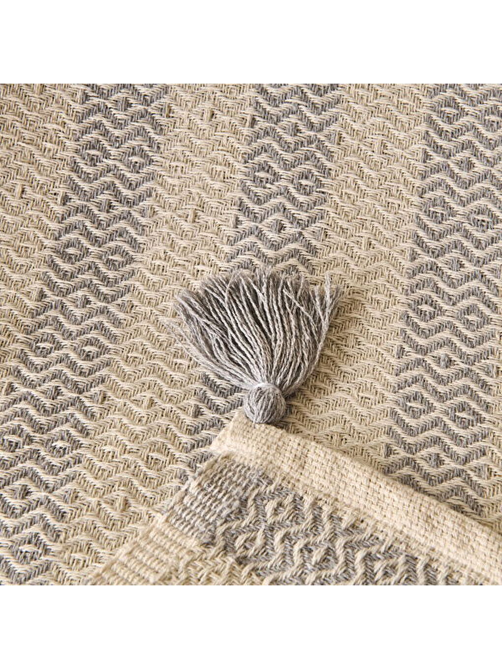 Soft Hill Koltuk Örtüsü - Gri - 115x200 cm-3