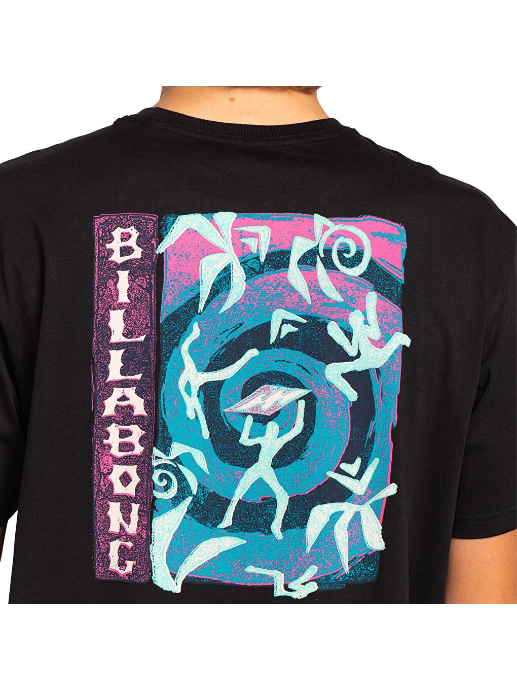 Spiral Ss Erkek Siyah Tişört-4