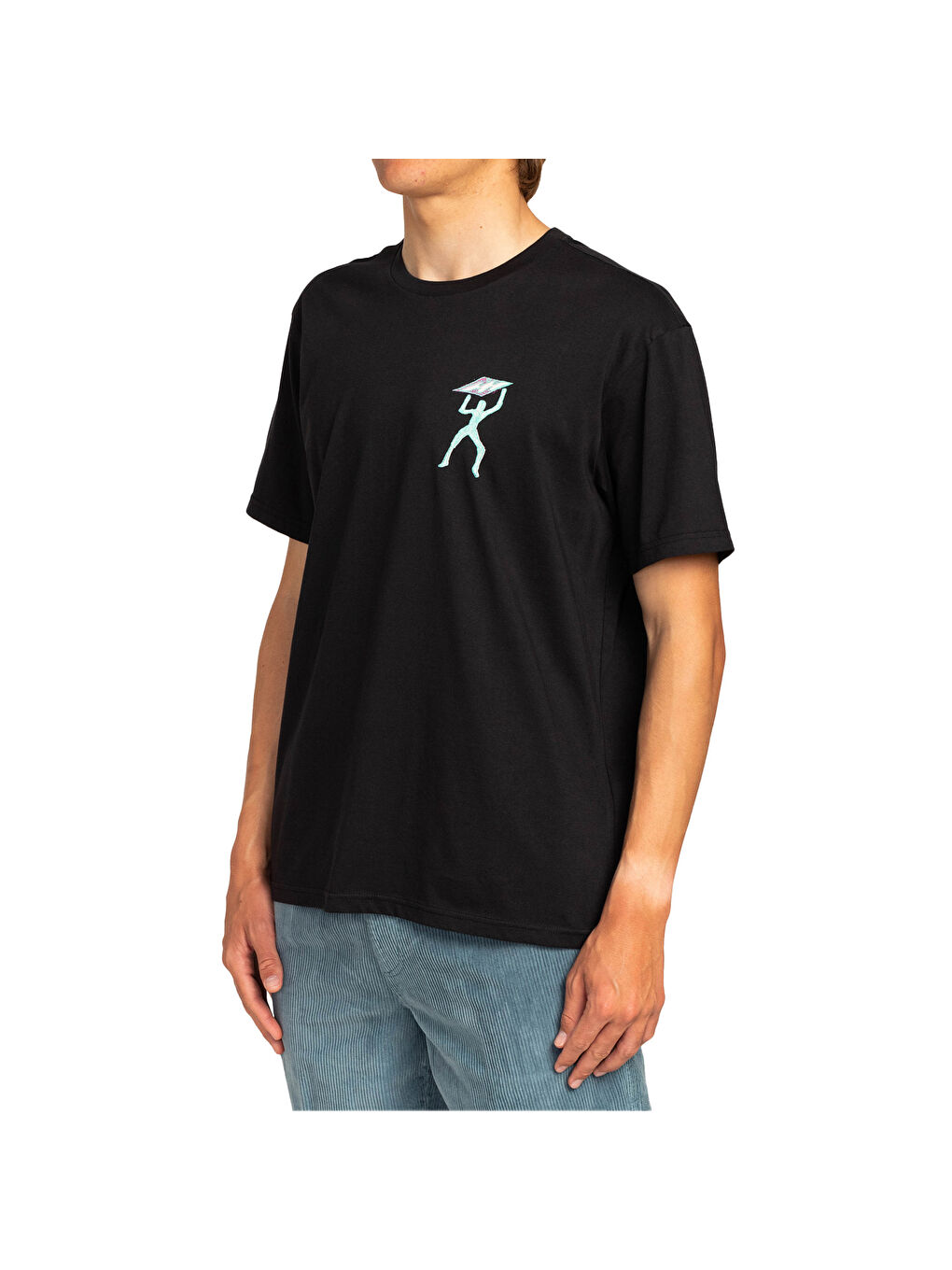 Spiral Ss Erkek Siyah Tişört-5