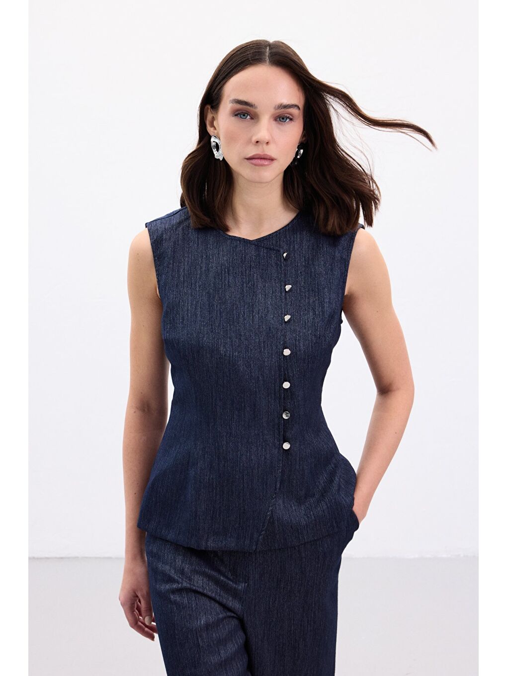 Livia Yelek - Lacivert-1