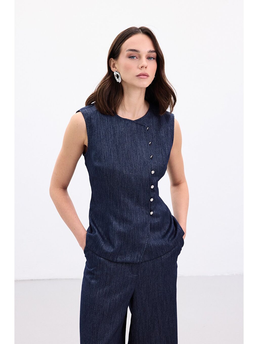 Livia Yelek - Lacivert-2