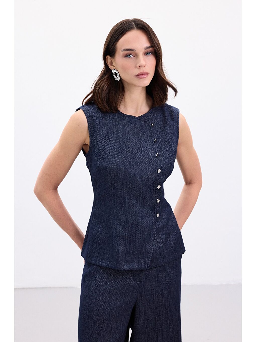 Livia Yelek - Lacivert-3