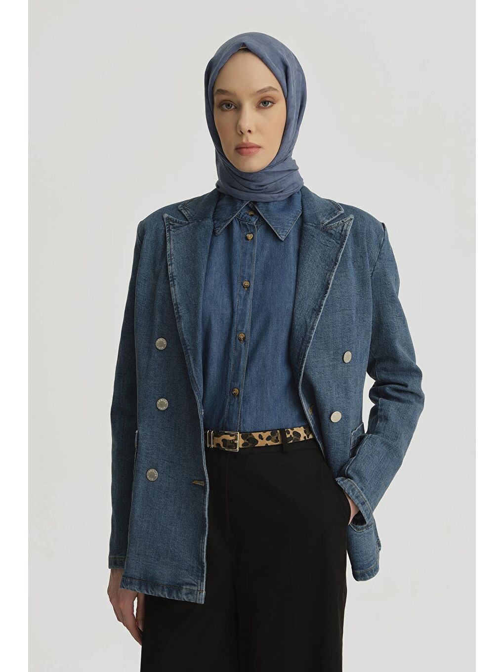 Mavi Blazer Denim Ceket 25Yd9121 İndigo-1