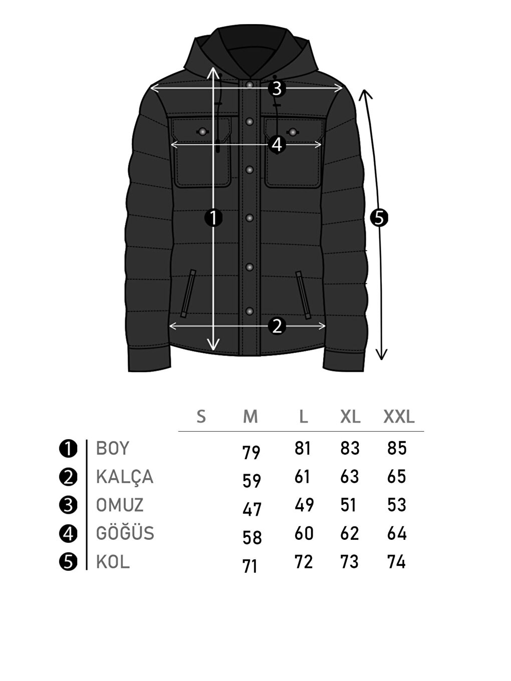 Stilkombin Gri Stil Kombin İçi Kürk Astarlı Su Geçirmez Mont&Kaban&Parka_50209 - 5