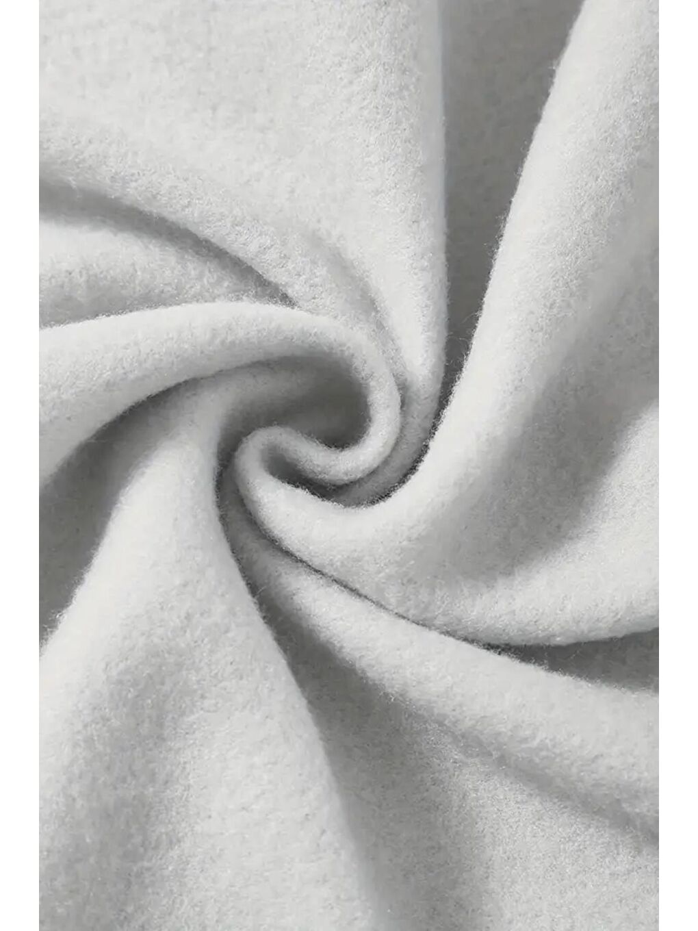 Gri Butterfly Ön Yazı Baskılı İçi Pamuklu Unisex Sweatshirt-2