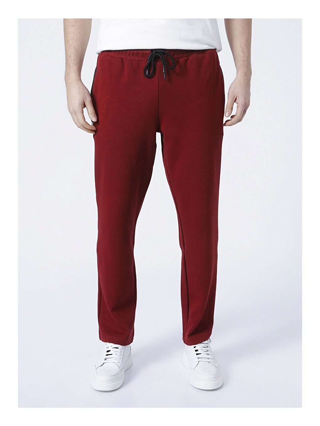 Bordo North Ice Flamlı Eşofman Tek Alt BORDO-1