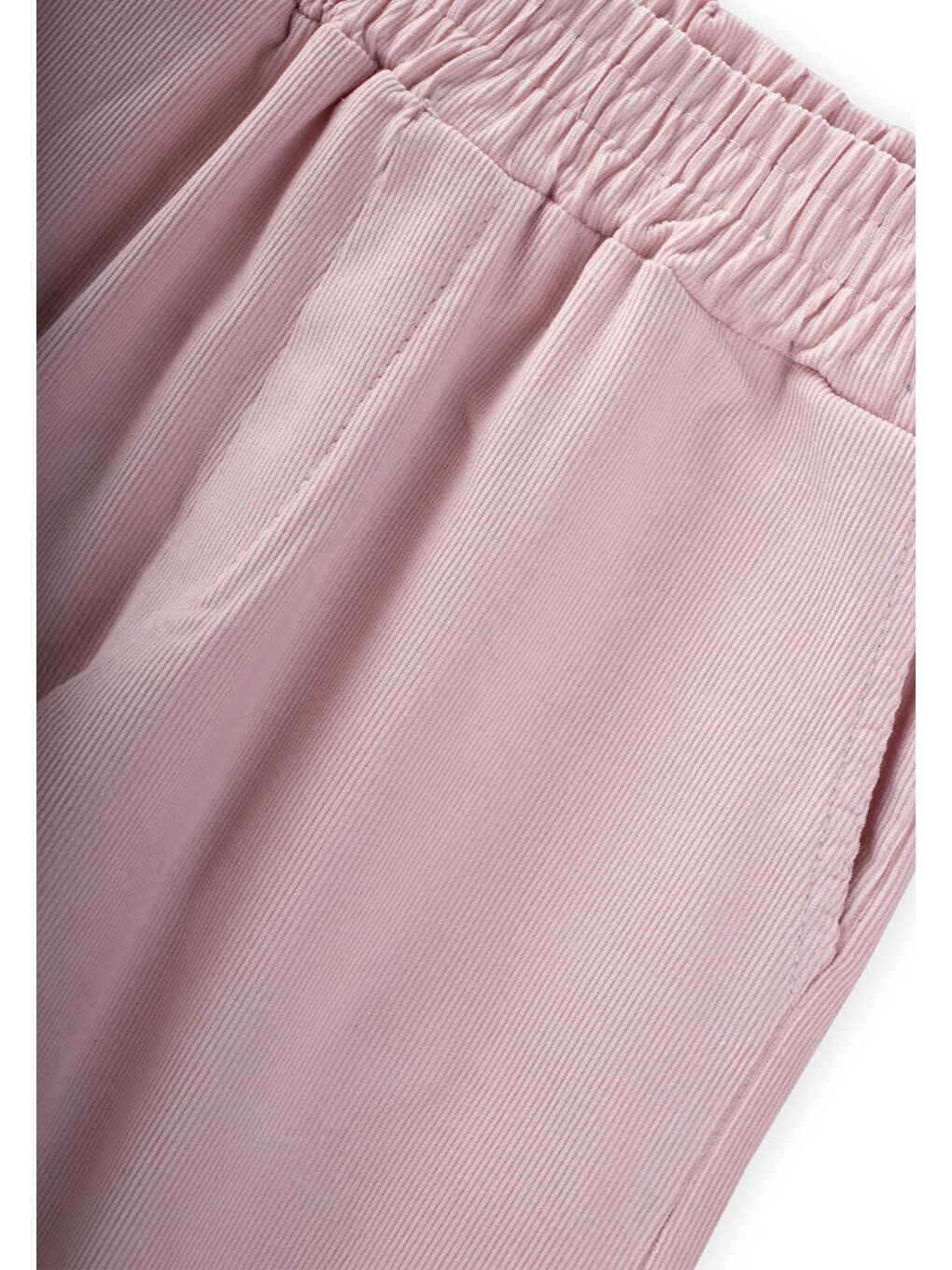 Kadife Pantolon 4-12 Yaş Pudra Pembe-2