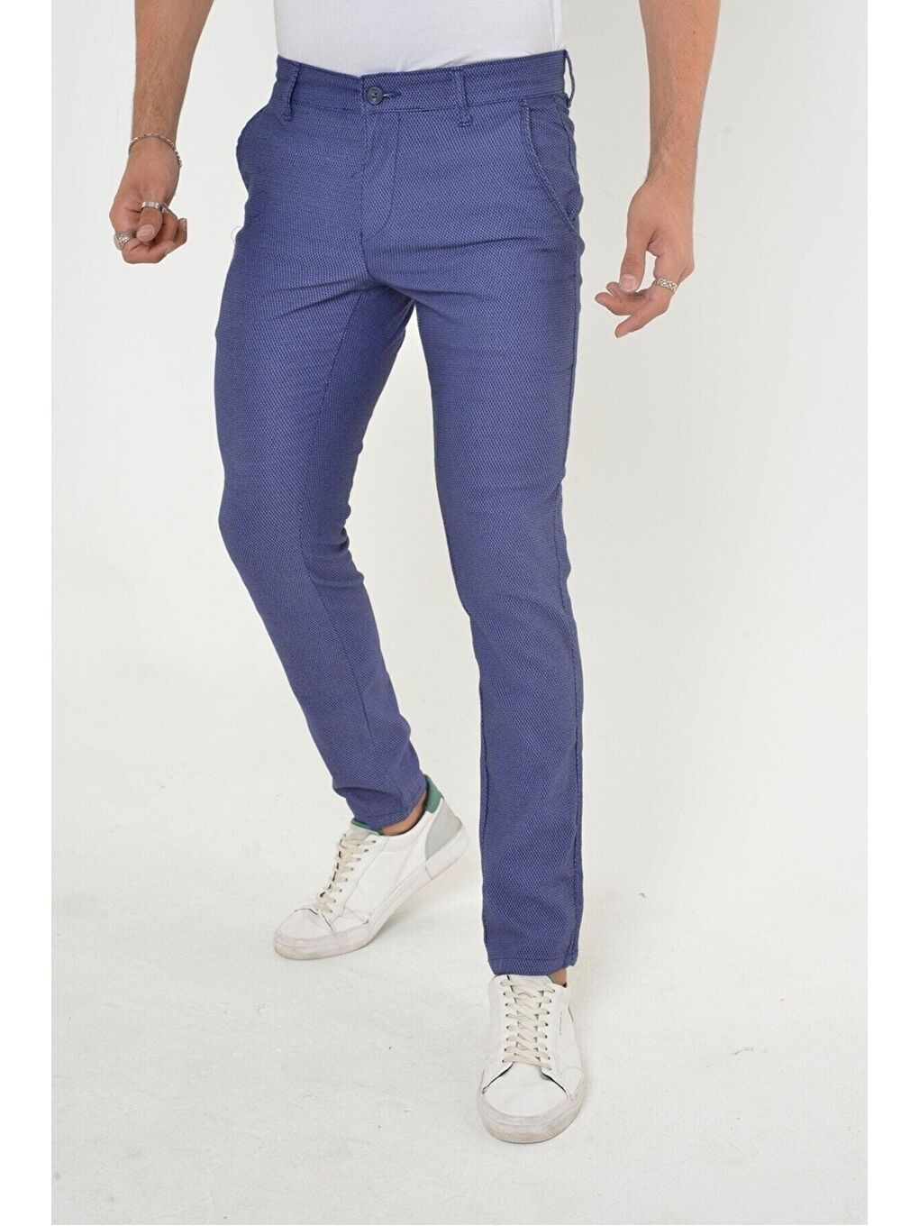 Mavi Dar Kesim Chino Pantolon-1