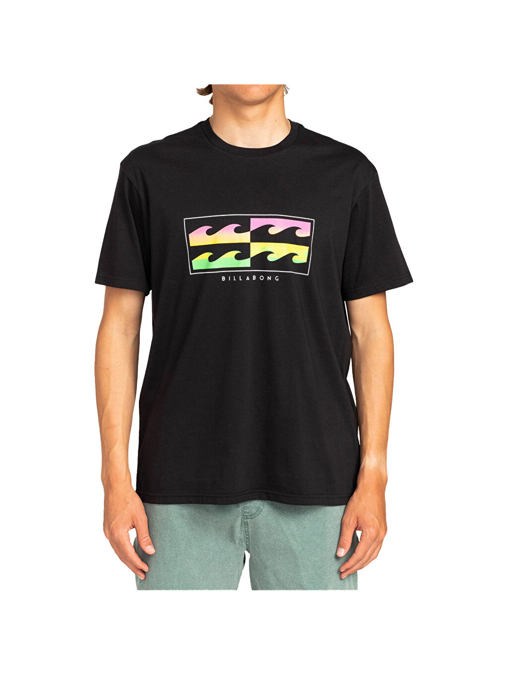 Inversed Ss Erkek Siyah Tişört-2