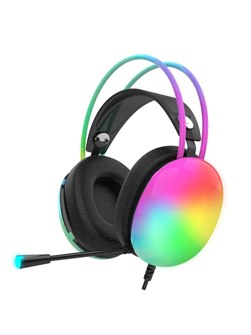 IGK-X8S Empousa Series 7.1 Surround Rgb LED  Effect Gaming Oyuncu Kulaklığı