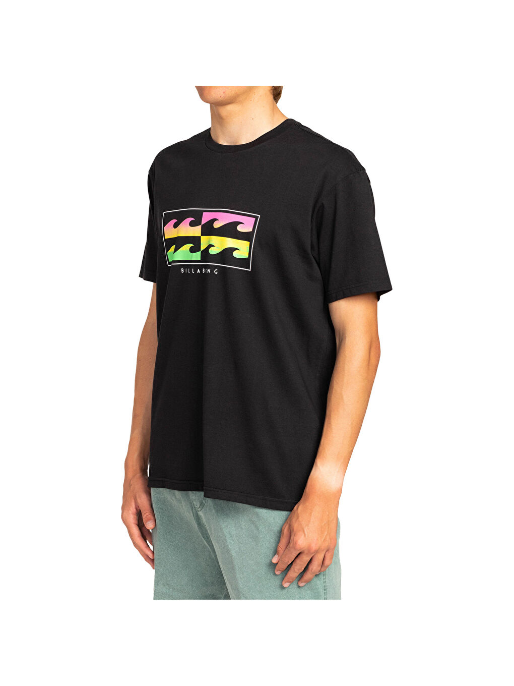 Inversed Ss Erkek Siyah Tişört-4