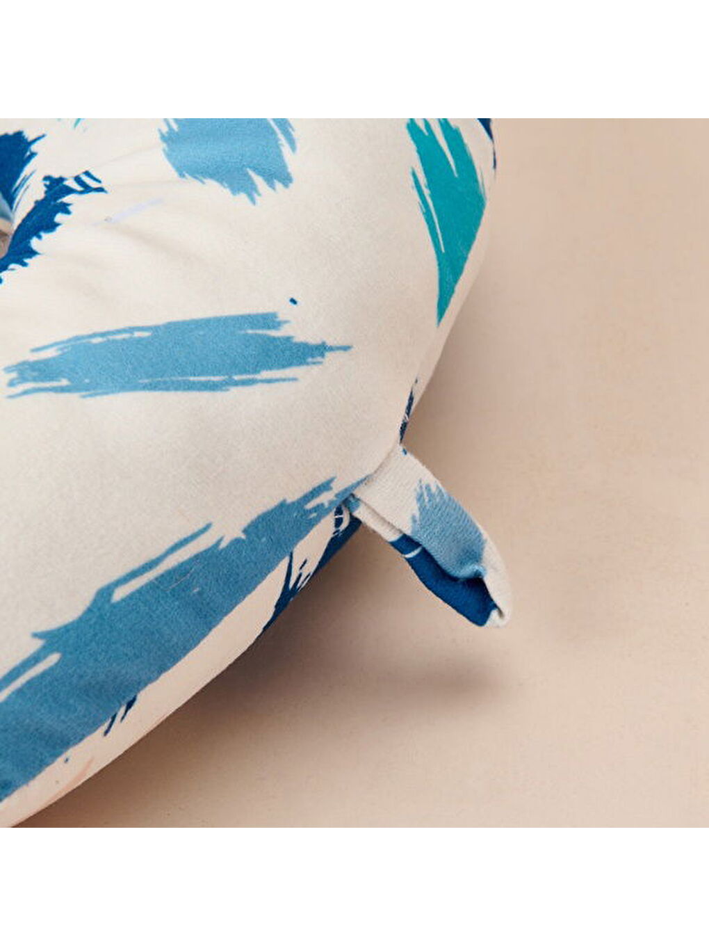 Karışık Gölge Desenli Seyahat Boyun Yastığı - Renkli - 28,5x30 cm-2