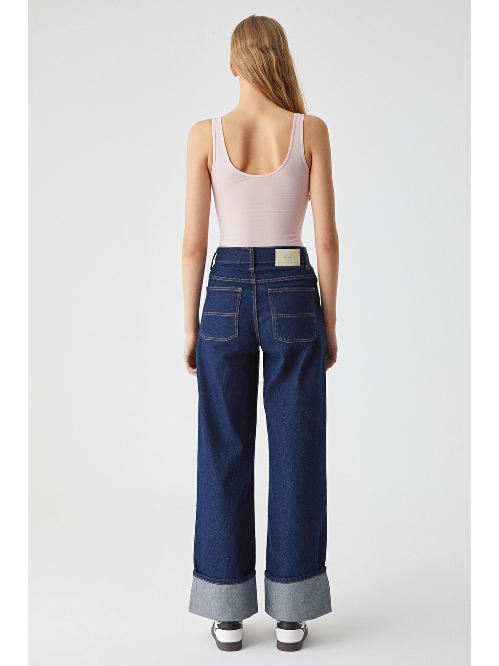Chıles Kadın Slim Halter Yaka Kolsuz Çıtçıtlı Pembe Body-5