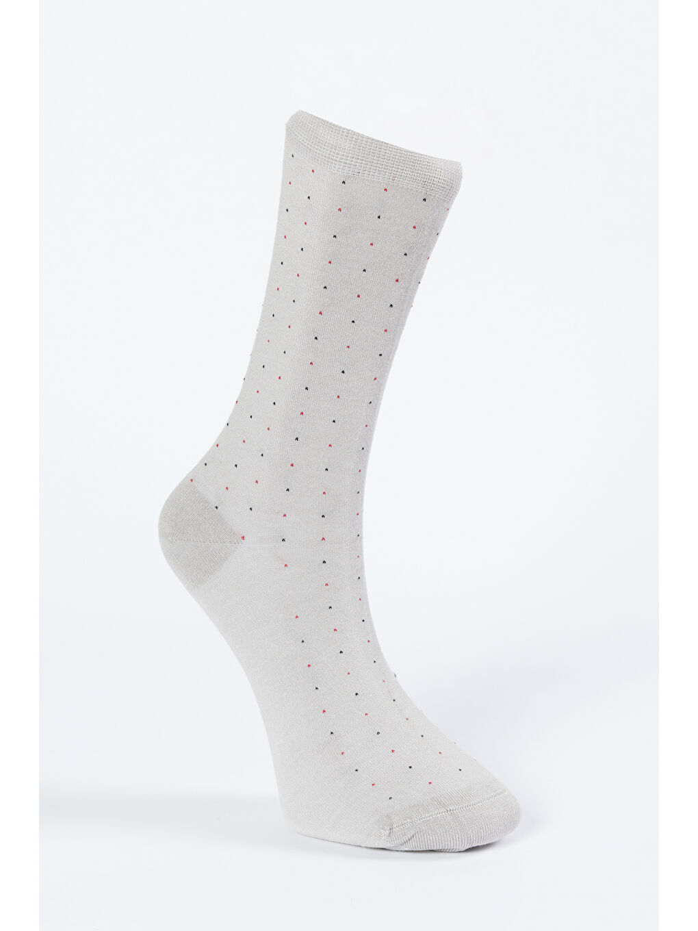 Erkek Koyu Gri Bambulu Tekli Çorap