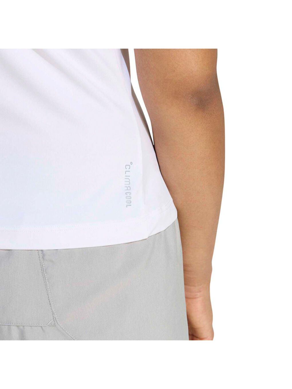 Running Essentials Kadın Beyaz Yuvarlak Yaka Atlet-2