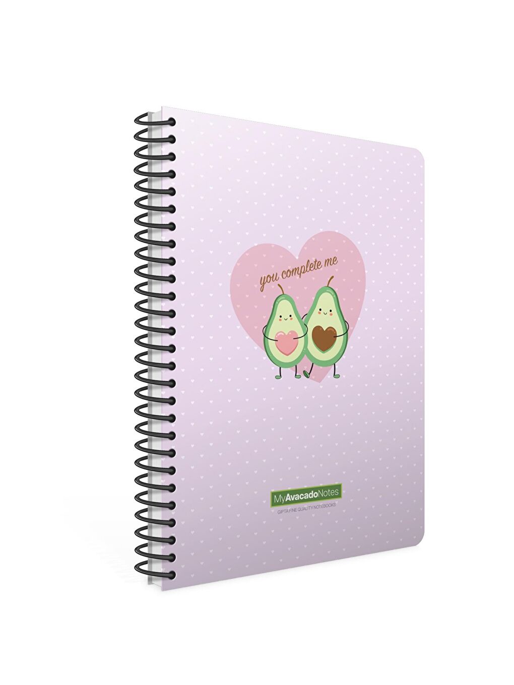 Gıpta Avocado Karton Kapak Spiralli Not Defteri A6 48 Yaprak Çizgili (5997) - 1