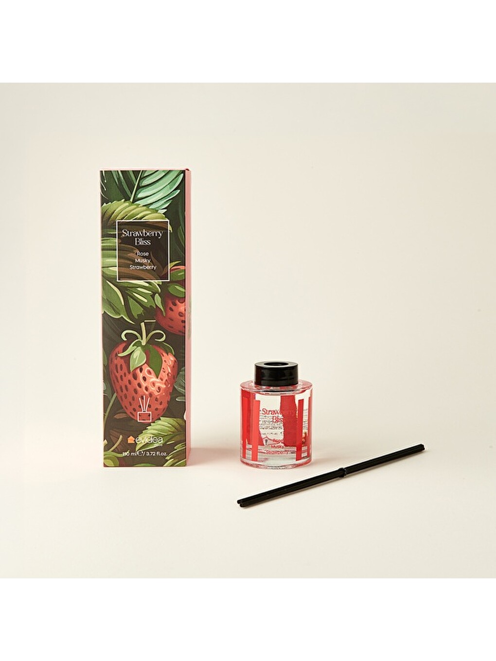 Karışık Deco Strawberry Bliss Oda Kokusu - Şeffaf - 110 ml-2
