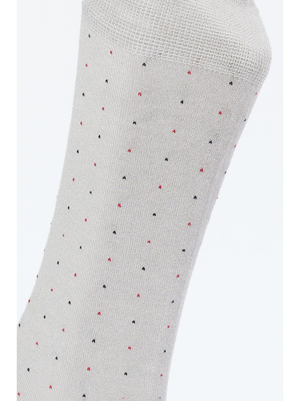 Erkek Koyu Gri Bambulu Tekli Çorap-1