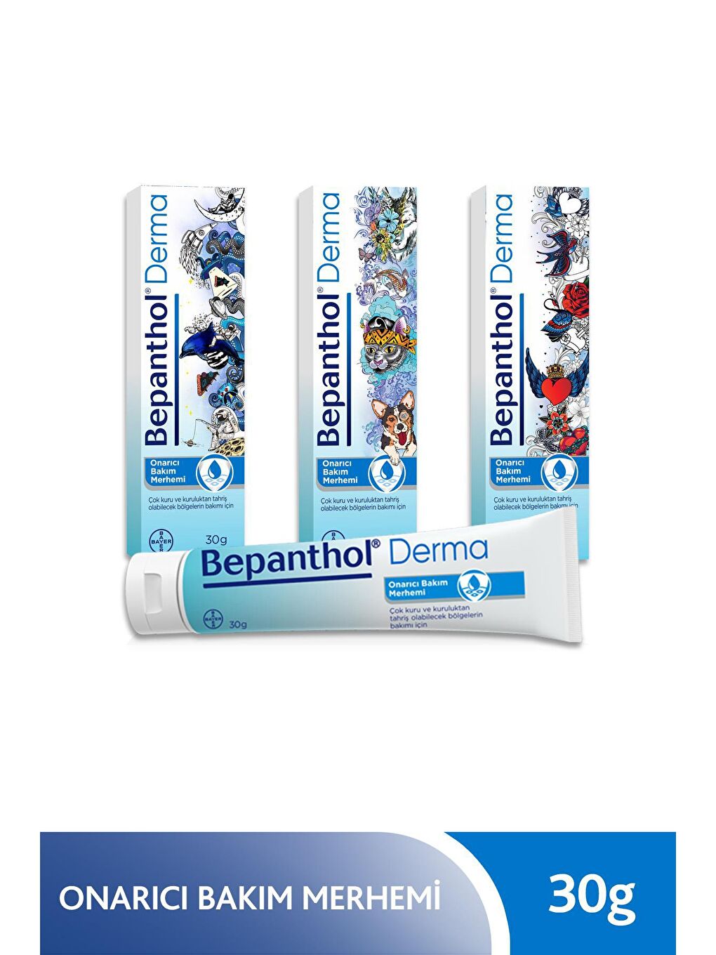 Bepanthol Şeffaf Derma Onarıcı Bakım Merhemi 30gr – Dövme Bakımı Serisi - 2