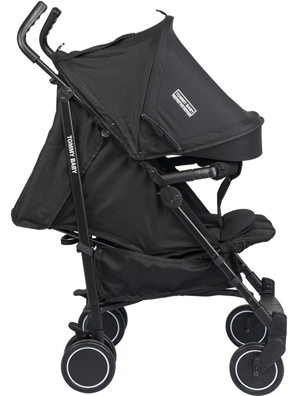 Luppo Black Tam Yatar Baston Bebek Arabası Puset-2