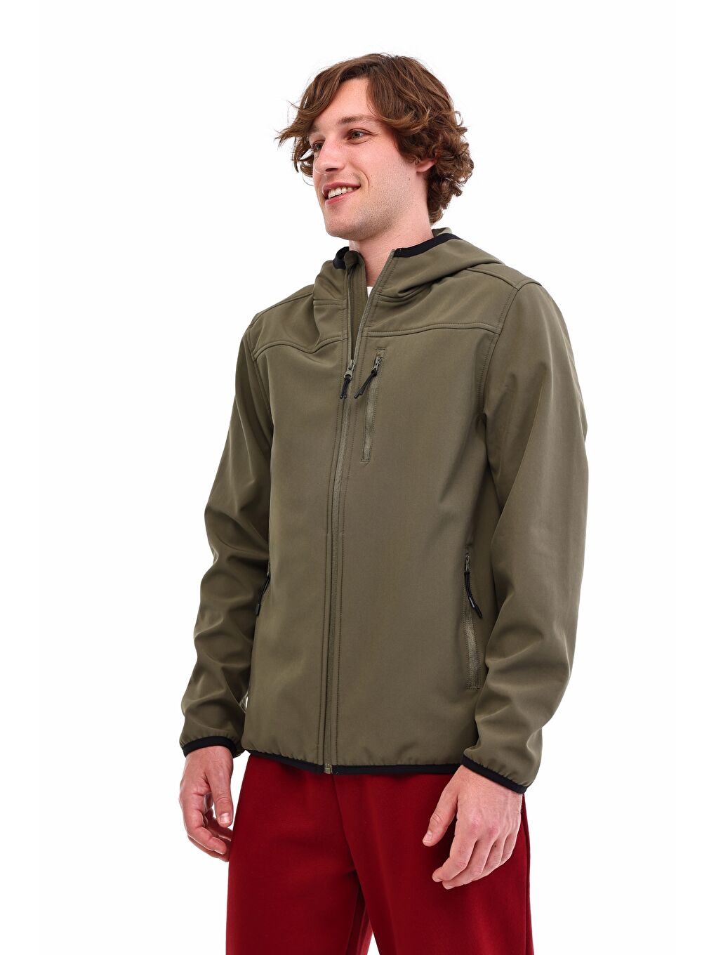 ML BASIC SOFTSHELL 5PR Haki Erkek Softshell
