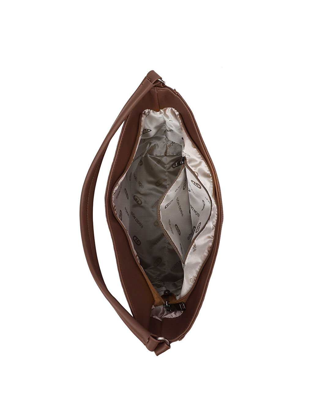 Kahverengi Kadın AÇIK KAHVERENGİ El ve Omuz Çantası-4