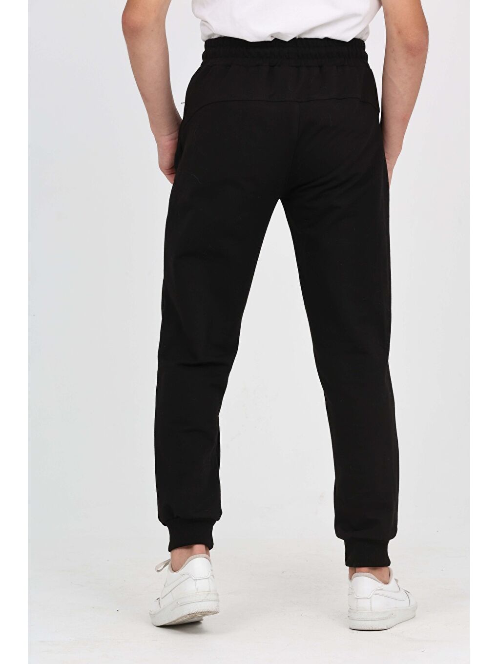 Siyah Erkek Çocuk TN Baskılı Eşofman Alt-1