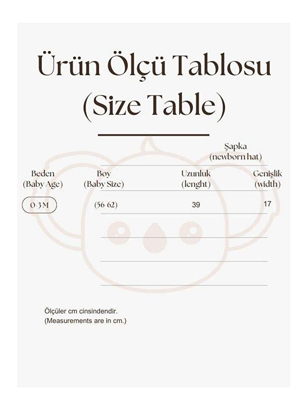 Bej 3Lü Yenidoğan Şapka Model 7-5