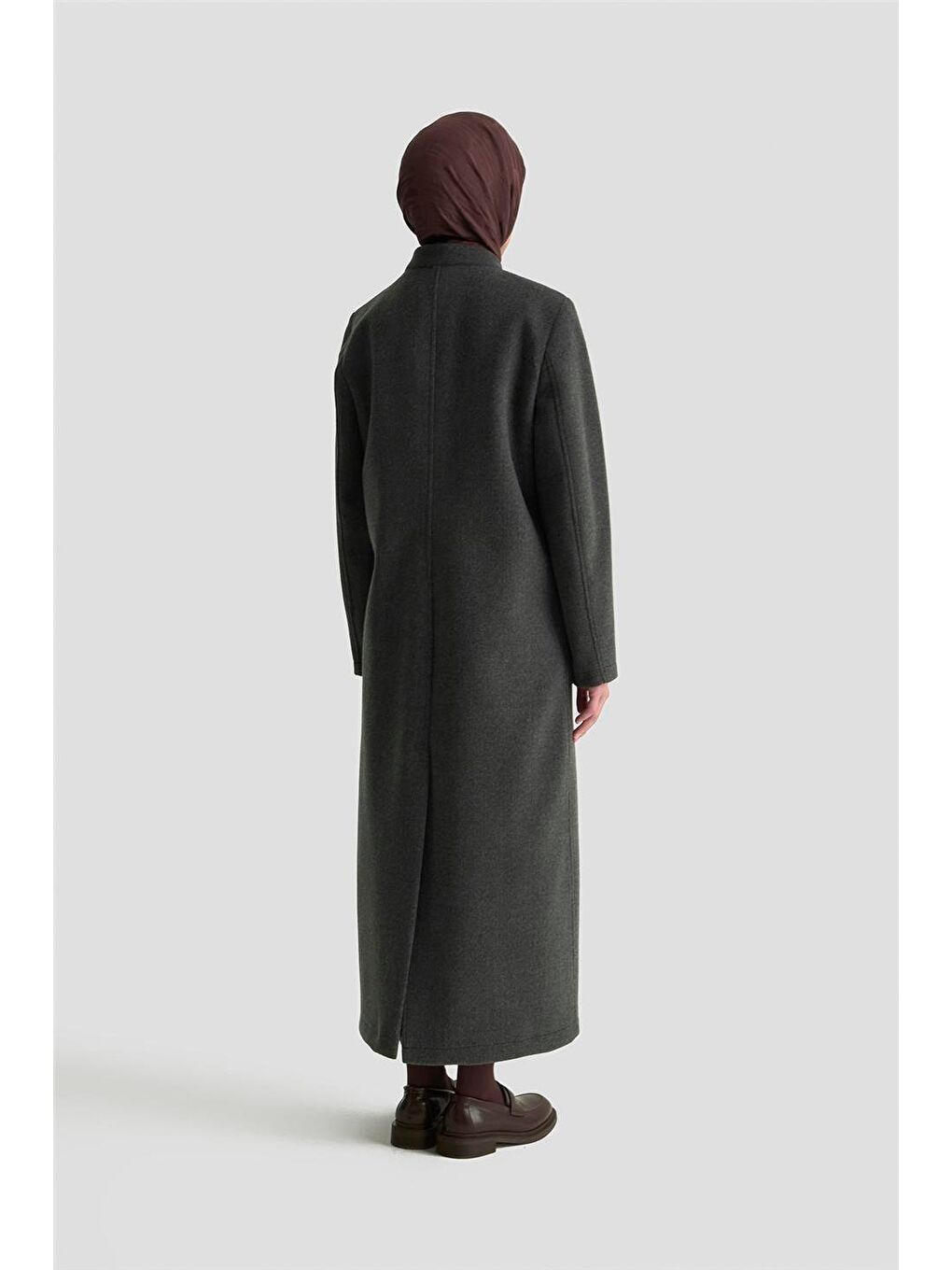 Hakim Yaka Kaşe Kap 25Kd1124 Gri-4