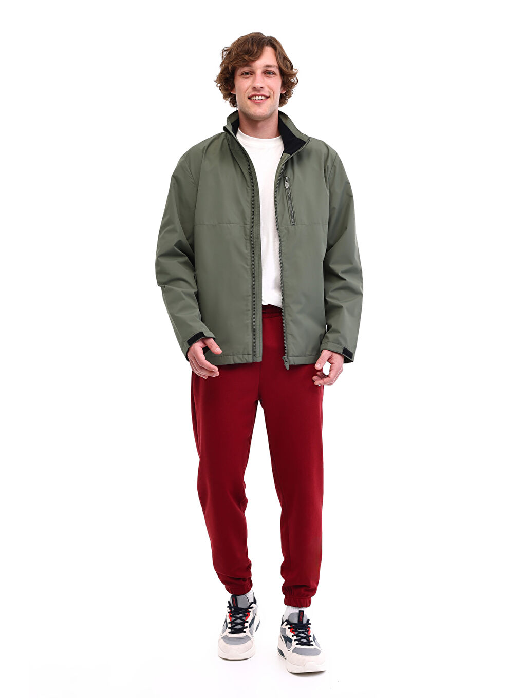 ML EDDY COAT 1SN13 5PR Haki Erkek Mont-2