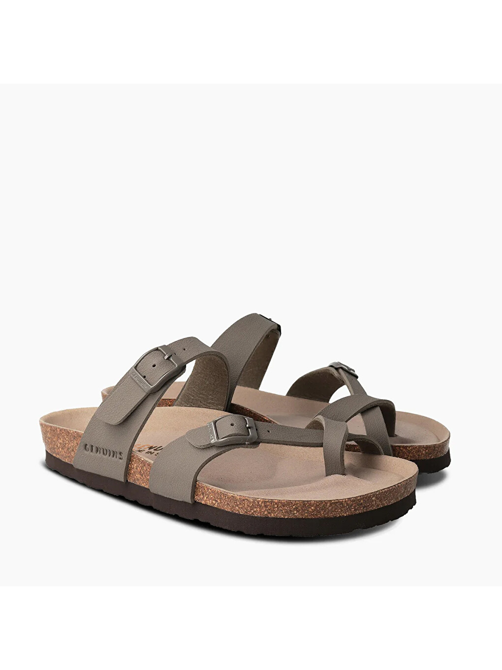 Haki Kadın Terlik G104377 Dublın Vegan Stone-1