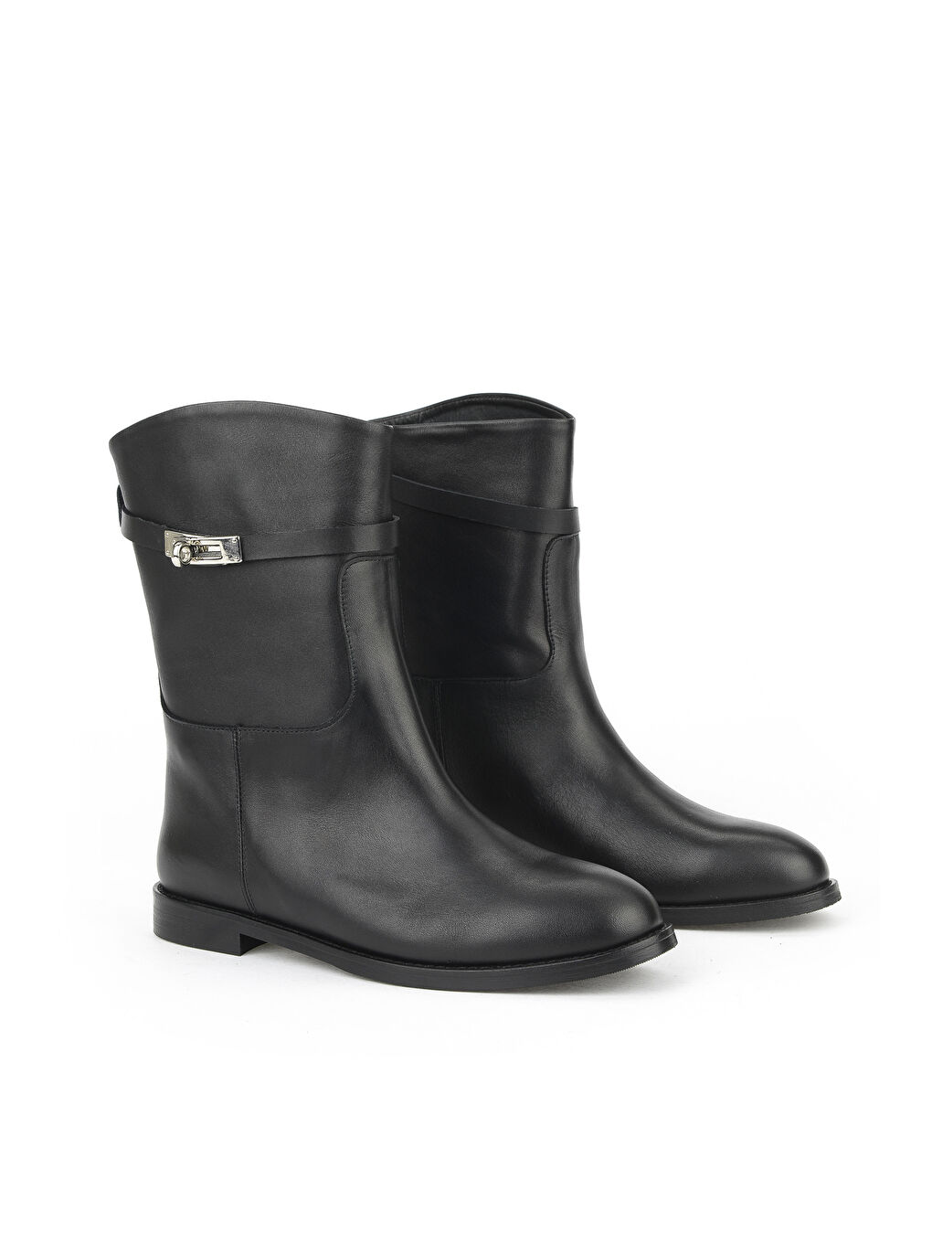 Kadın Hakiki Deri Çizme 1531030Z25112 Siyah-1