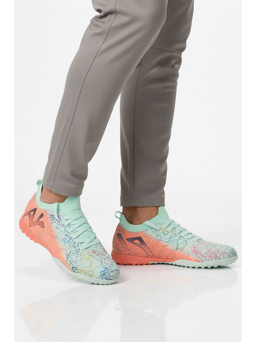 Yeşil Mint Bilekten Çoraplı Unisex Krampon GK-252-153 G