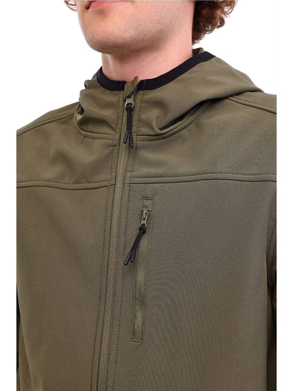 ML BASIC SOFTSHELL 5PR Haki Erkek Softshell-3
