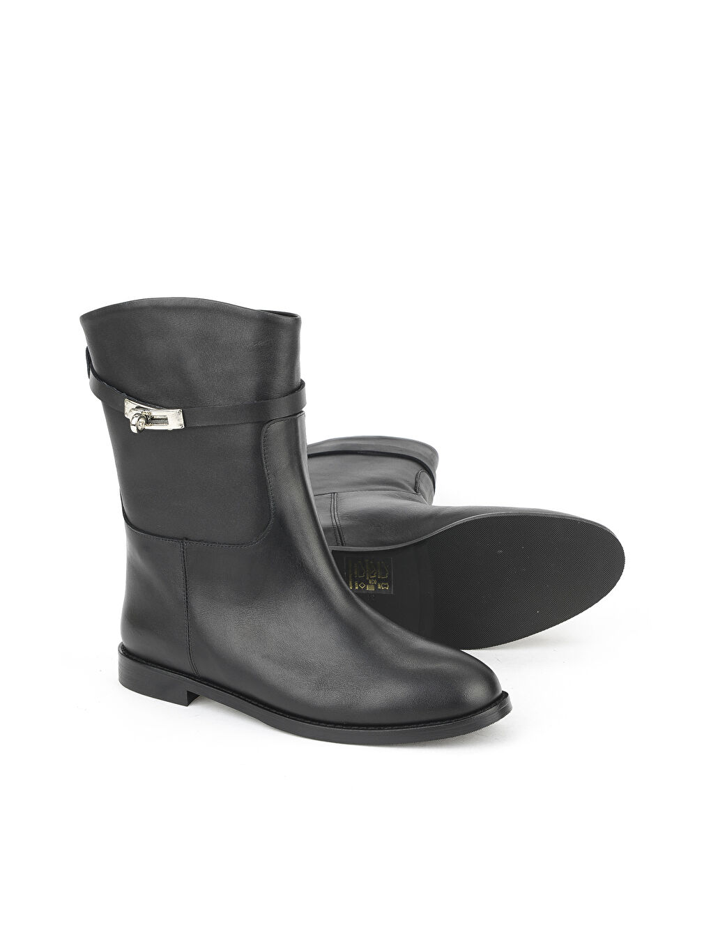 Kadın Hakiki Deri Çizme 1531030Z25112 Siyah-3