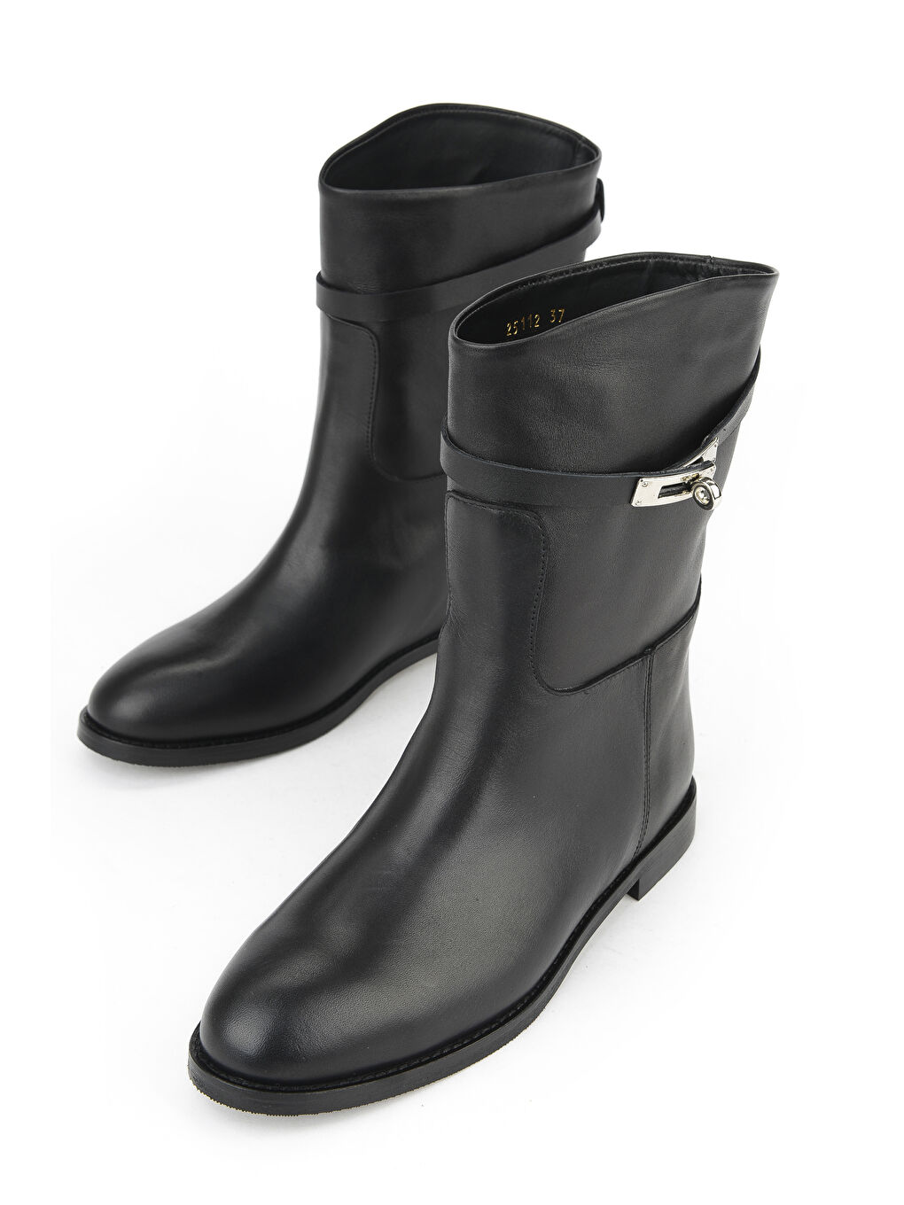 Kadın Hakiki Deri Çizme 1531030Z25112 Siyah-4