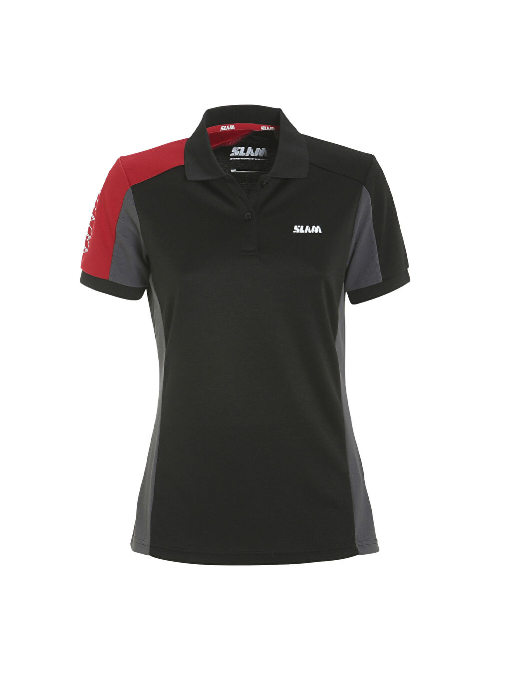 Act Ws Logo Tactel Polo Kadın Siyah Polo Tişört-1