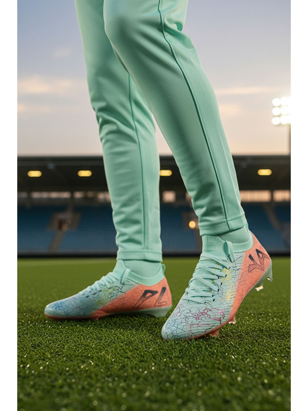 Yeşil Mint Bilekten Çoraplı Unisex Krampon GK-252-153 G-2