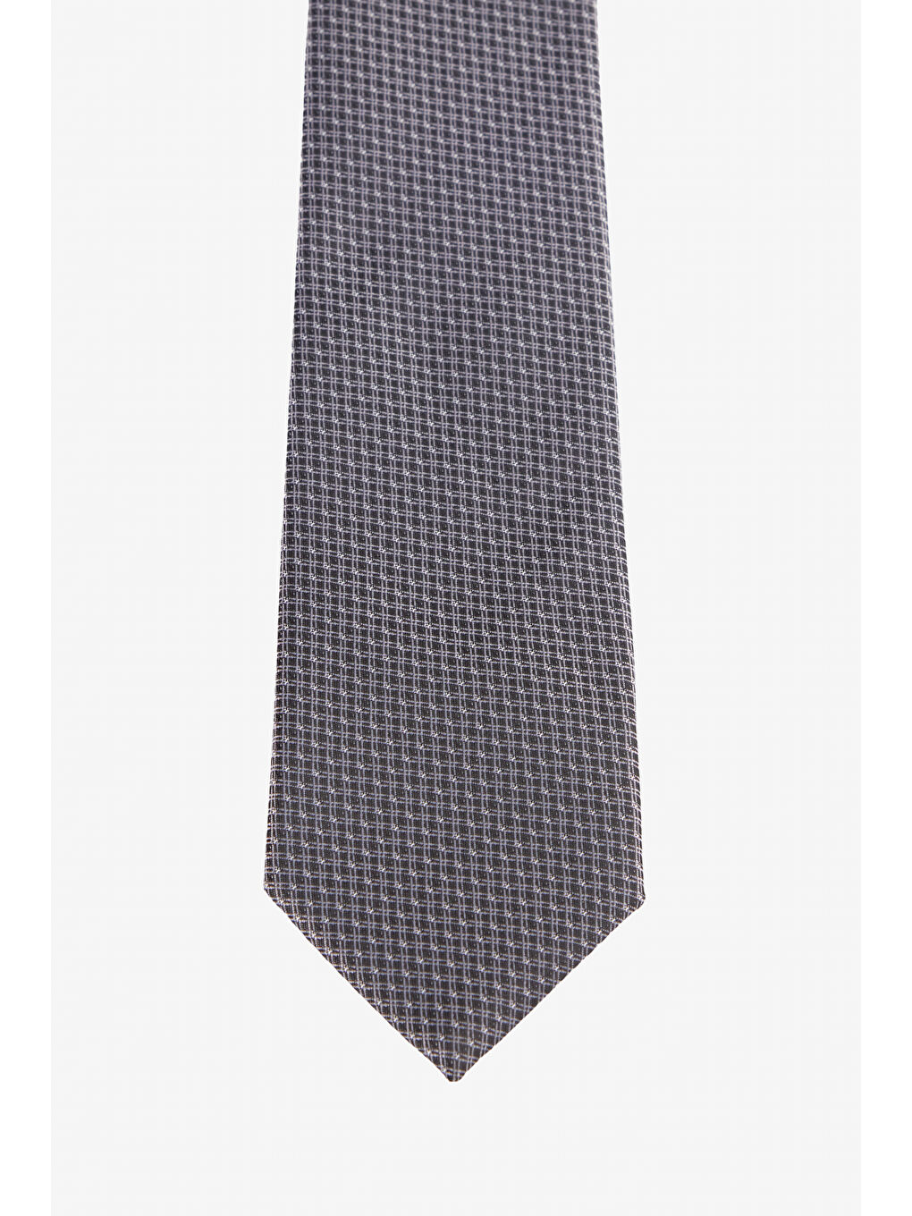 Erkek Siyah-Beyaz Desenli Kravat-1