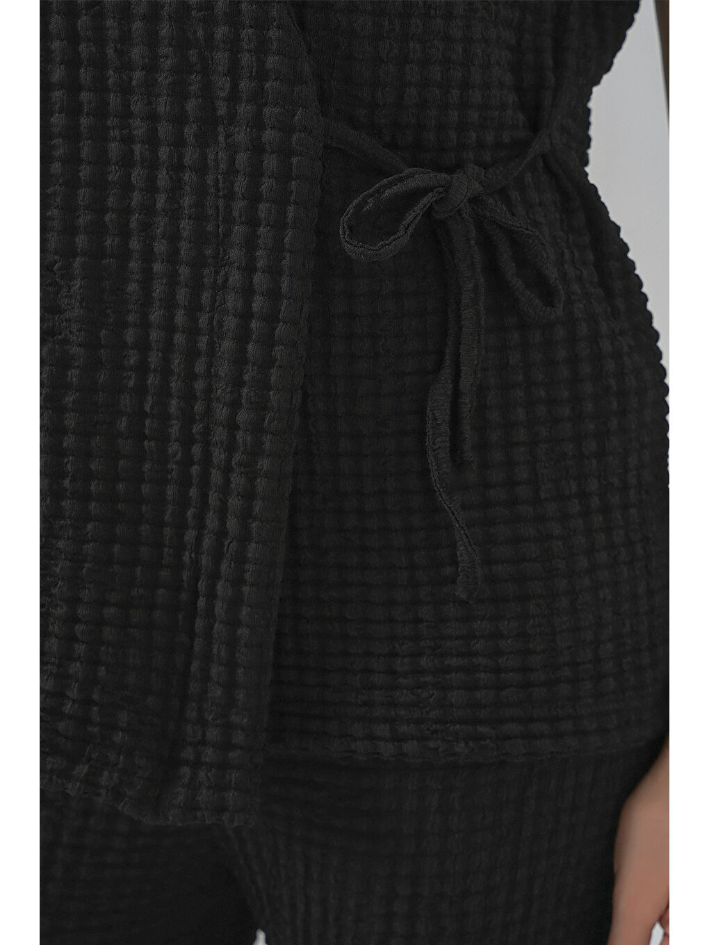 Kadın Örme İkili Takım 30064 - Siyah-4