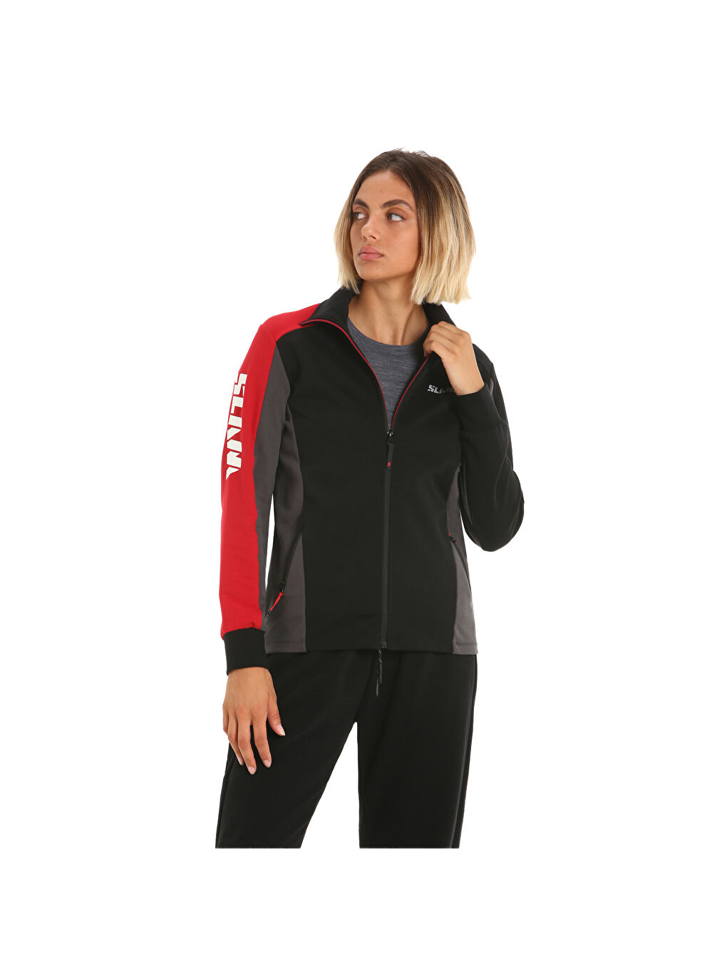 Deck Ws Fz Sweater Kadın Siyah Sweatshirt