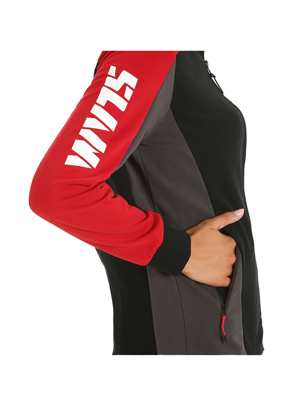 Deck Ws Fz Sweater Kadın Siyah Sweatshirt-2